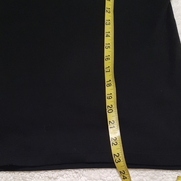 Talbots Classic Black Short Sleeve Top - Picture 4 of 5